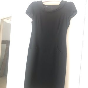 Lafayette 148 New York black wool dress